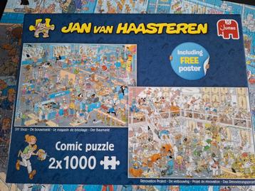 Jan van Haasteren puzzels De bouwmarkt en De verbouwing beschikbaar voor biedingen