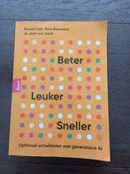 Beter, Leuker, Sneller: Generatieve AI, Boeken, Informatica en Computer, Ophalen of Verzenden, Nieuw, Vakgebied of Industrie, Barend Last, Ilona Boomsma, Jean-Luc Laval