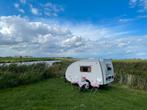 Camptrailer Mini/teardrop Caravan met Voortent & Luifel, Tot en met 2, 50 kg of minder, Tot 4 meter, Vast bed
