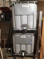 ibc 1000 liter vat, Tuin en Terras, Regentonnen, 150 liter of meer, Ophalen, Zo goed als nieuw, Kunststof