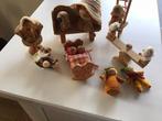 Vintage houten miniaturen / poppetjes/ poppenhuis, Verzamelen, Poppenhuizen en Toebehoren, Ophalen of Verzenden, Gebruikt, Poppenhuis