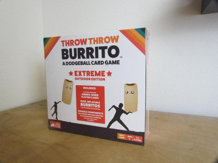 Throw Throw Burrito Extreme Outdoor Edition Asmodee Nieuw, Hobby en Vrije tijd, Gezelschapsspellen | Kaartspellen, Nieuw, Ophalen of Verzenden