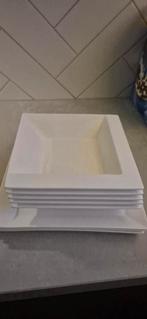 Maxwell Williams Ziiz vierkante borden, Huis en Inrichting, Keuken | Servies, Ophalen, Zo goed als nieuw, Bord(en), Effen