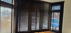 Zwarte houten jaloezieën - diverse maten, Huis en Inrichting, Stoffering | Gordijnen en Lamellen, Ophalen, Gebruikt, Zwart, 50 tot 100 cm