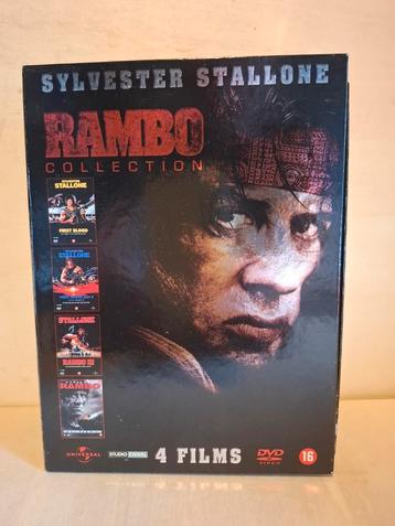 Rambo 1 t/m 4 - Sylvester Stalone - Actie - 4 DVD Box Set  beschikbaar voor biedingen