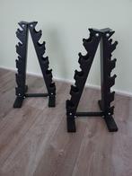 2x halter rek, dumbell rek, zwart, nieuw, Sport en Fitness, Ophalen, Nieuw, Dumbbell
