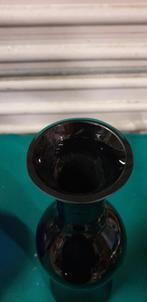 vaas zwart glas, Huis en Inrichting, Woonaccessoires | Vazen, Ophalen of Verzenden, 'T Olde Gre-j, Info@toldegrej.nl, Endepoelstraat 20f Didam