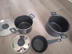 Pannenset ikea, Huis en Inrichting, Keuken | Potten en Pannen, Ophalen, Zo goed als nieuw, Rvs, Pannenset