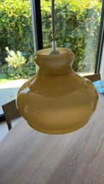 Vintage glazen hanglamp opaline, Ophalen of Verzenden, Zo goed als nieuw, Glas, Minder dan 50 cm