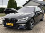 BMW 7 Serie 740D X-Drive 2016 Zwart M-Pakket Vol Opties, Auto's, BMW, Automaat, Gebruikt, 320 pk, Zwart