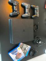 PS4 slim 500gb + 3 dual shock controllers, Spelcomputers en Games, Spelcomputers | Sony PlayStation 4, Ophalen of Verzenden, Slim