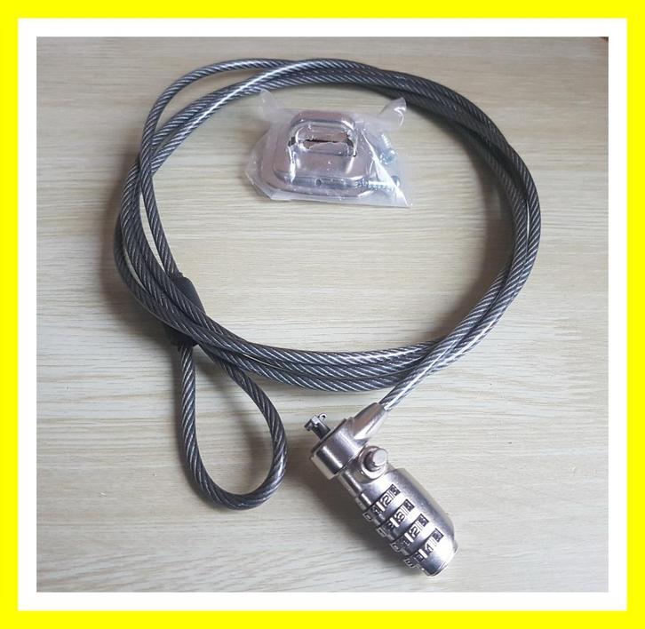 - LAPTOPSLOT Laptopkabelslot Laptopcijferslot + Ankerpunt, Computers en Software, Laptoptassen, Aktetas, 17 inch of meer, Ophalen of Verzenden