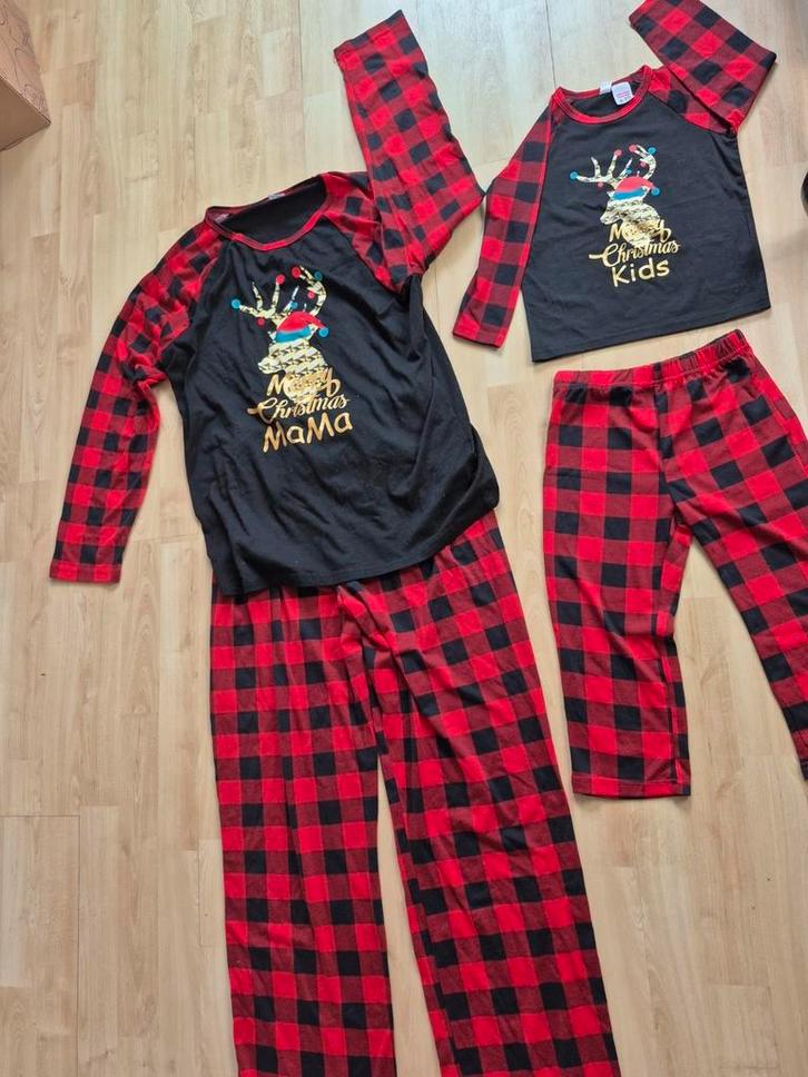 Kerstmis pyjama moeder en kind twinning, Diversen, Kerst, Nieuw, Ophalen of Verzenden