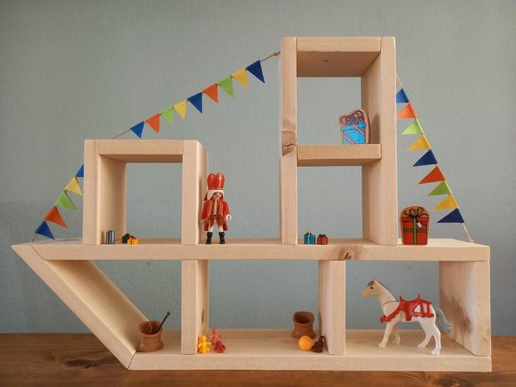 Houten handgemaakte stoomboot, Diversen, Sinterklaas, Nieuw, Ophalen of Verzenden