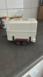 Zelf gemaakte schleich stal en trailer, Ophalen, Nieuw