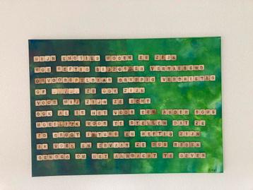 Schilderij voor bv praktijk of klaslokaal over emoties beschikbaar voor biedingen