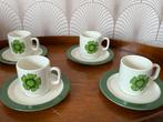4x Vintage Pagnossin Espresso Kop & Schotel Set, Antiek en Kunst, Ophalen of Verzenden