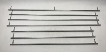 RVS handgrepen, div lengtes, 19 stuks, keukenkast, kast beschikbaar voor biedingen