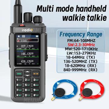 Iradio UV-98 PLUS SW HF VHF UHF CB 10W + USB prog. beschikbaar voor biedingen