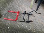 Hefinrichting skelter met palletvork, Ophalen, Gebruikt, Berg