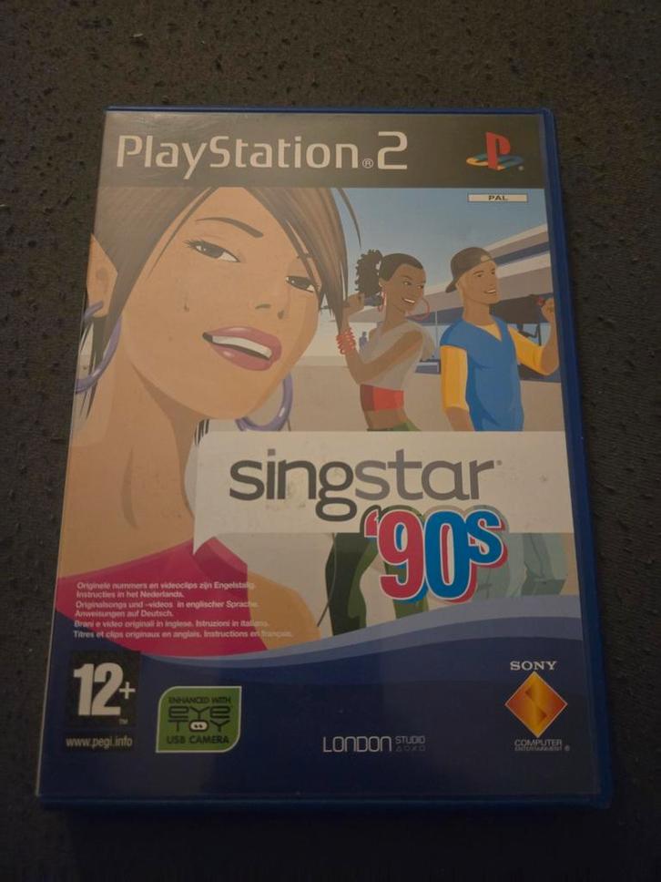 Singstar '90s - PlayStation 2, Spelcomputers en Games, Games | Sony PlayStation 2, Gebruikt, Muziek, 2 spelers, Vanaf 12 jaar
