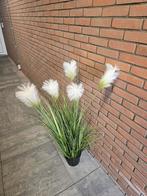 Siergras pluim kunstplant in pot, Ophalen of Verzenden, Zo goed als nieuw, Binnen