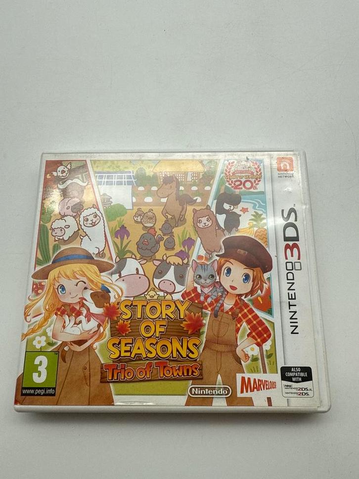 Story of Seasons: Trio of Towns - 3DS, Spelcomputers en Games, Games | Nintendo 2DS en 3DS, Zo goed als nieuw, Simulatie, 1 speler