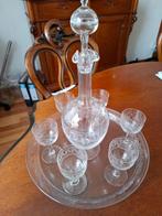 Griekse rand geslepen set, Antiek en Kunst, Antiek | Glas en Kristal, Ophalen