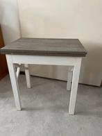 Leuk Bijzettafeltje met Houten Blad, Ophalen