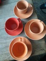 4 kop en schotels, Antiek en Kunst, Antiek | Servies compleet, Ophalen of Verzenden