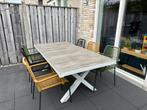 Tuintafel met stoelen, Ophalen, Gebruikt, Rechthoekig, Aluminium