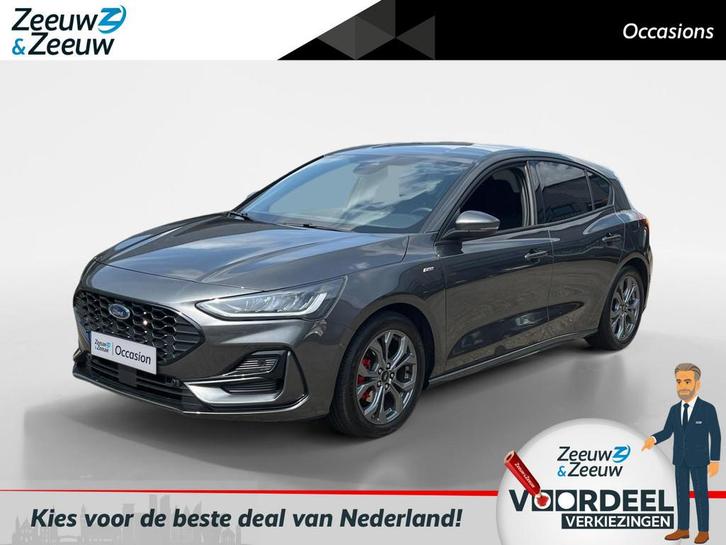 Ford Focus 1.0 EcoBoost Hybrid ST Line X | Automaat | Naviga, Auto's, Ford, Bedrijf, Te koop, Focus, ABS, Achteruitrijcamera, Adaptive Cruise Control