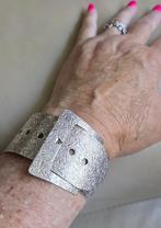 VICTORIAANSE zilveren (835) RIEM / CEINTUUR armband, Ophalen, Zo goed als nieuw, Zilver, Zilver