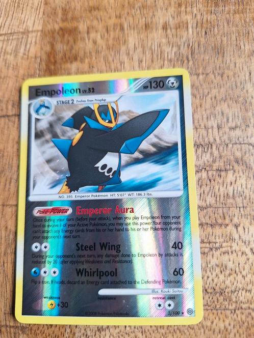 Empoleon Lv.52 - Diamond & Pearl - Foil Pokémonkaart, Hobby en Vrije tijd, Verzamelkaartspellen | Pokémon, Gebruikt, Losse kaart