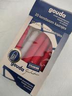 Gouda Stearine Kerstboomkaarsjes - Vintage, Ophalen, Overige materialen, Gebruikt, Rood