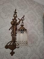 Antieke Wandlamp met Engel, Antiek en Kunst, Ophalen of Verzenden