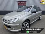 Peugeot 206 SW 1.6 16V Griffe | AUTOMAAT | BEKLEDING LEDER |, Gebruikt, Zwart, 4 cilinders, 48 €/maand