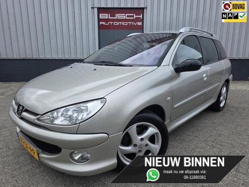 Peugeot 206 SW 1.6 16V Griffe | AUTOMAAT | BEKLEDING LEDER |, Auto's, Peugeot, Bedrijf, Te koop, ABS, Airbags, Airconditioning