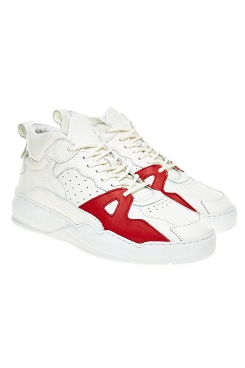 Filling Pieces lay up icey 2flow white/red maat 40., Kleding | Dames, Schoenen, Sneakers of Gympen, Wit, Ophalen of Verzenden