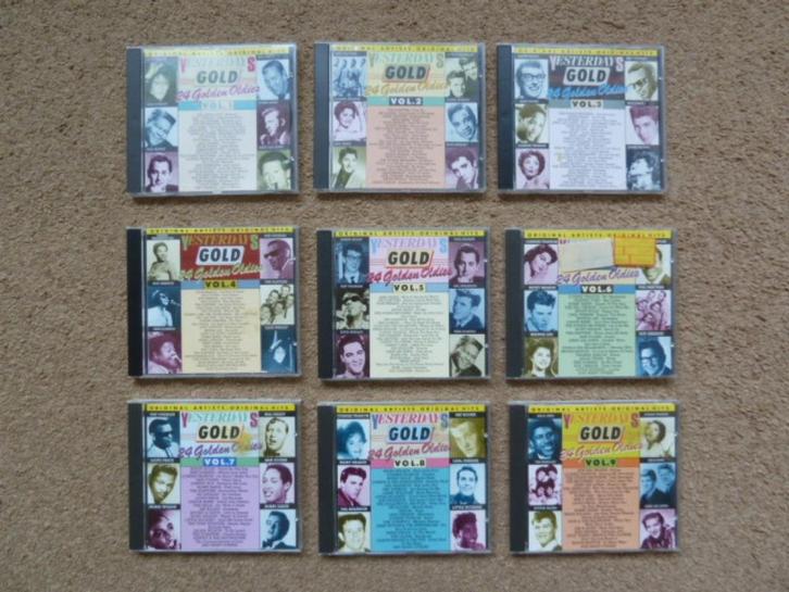 Yesterdays Gold Vol.1 t/m Vol.9, Cd's en Dvd's, Cd's | Verzamelalbums, Gebruikt, Pop, Ophalen of Verzenden