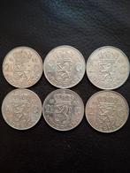 Setje van 6 zilveren Rijksdaalders. (5 x 1963 en 1 x 1964), Postzegels en Munten, Munten | Nederland, Koningin Juliana, Setje