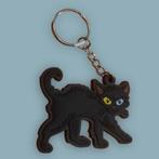 Efteling Danse Macabre zwart katje sleutelhanger, Ophalen, Nieuw, Button of Speldje