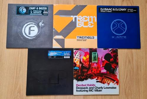 Setje van 5 hardstyle platen, Cd's en Dvd's, Vinyl | Dance en House, Zo goed als nieuw, Overige genres, 12 inch, Ophalen of Verzenden