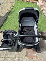 Nuna Ivvi Savi Combiwagen + Voetenzak, Kinderen en Baby's, Kinderwagens en Combinaties, Gebruikt, Combiwagen, Verstelbare duwstang