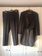 Heren Rokkostuum compleet, Kleding | Heren, Kostuums en Colberts, Travelmaster, Zwart, Maat 56/58 (XL), Ophalen of Verzenden