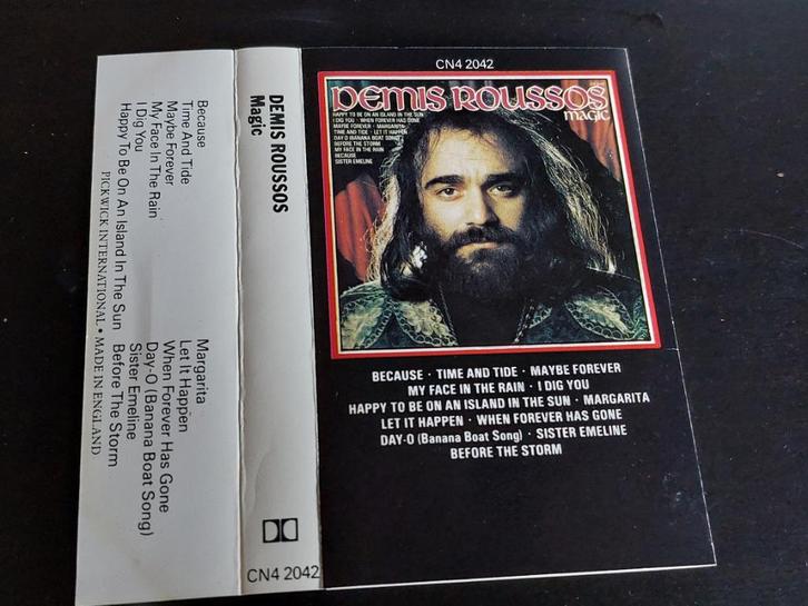 DEMIS ROUSSOS - MAGIC (CASSETTEBANDJE), Cd's en Dvd's, Cassettebandjes, Zo goed als nieuw, Origineel, Pop, 1 bandje, Ophalen of Verzenden