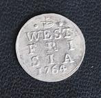 Stuiver west friesland 1764 zilver zilveren munt provinciaal, Postzegels en Munten, Munten | Nederland, Zilver, Ophalen of Verzenden