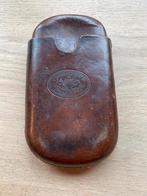 Vintage leren sigarenkoker, Ophalen of Verzenden