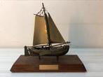 Bronzen schaalmodel Zuiderzee Botter, Ophalen of Verzenden, Zo goed als nieuw, Overige merken