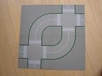 LEGO Straatplaten / wegplaten; 2x bocht, 2x kruising, Ophalen of Verzenden, Gebruikt, Lego